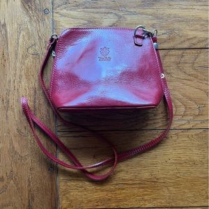 Red Leather Purse